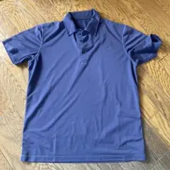 ユニクロ　ボタンダウンポロシャツ　ネイビー　XLサイズ