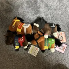う*ま様 サラブレッドコレクション　ぬいぐるみ　4点セット