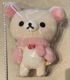 希少 미사용 품목 코리락쿠마 ぬいぐるみ マフラー付き