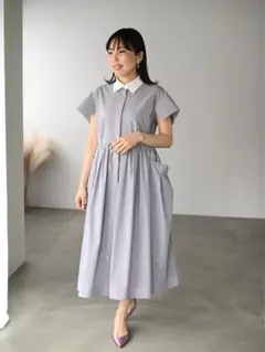 トレフル シャツワンピース(STRIPE) trefle+1 - メルカリ