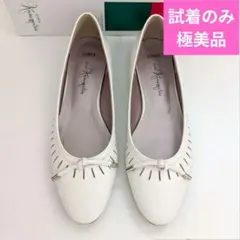 ☆試着のみ極美品☆銀座かねまつ パンプス　 23.5 ミススレンダー