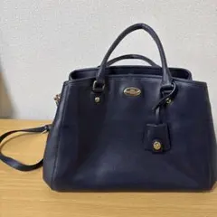 COACH ハンドバッグ ネイビー