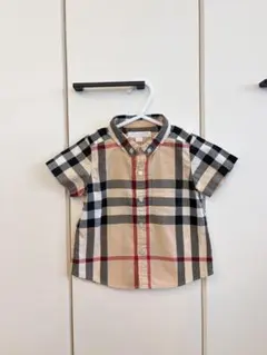 美品❗️Burberry Children チェック柄 半袖シャツ 2Y 92cm - メルカリ