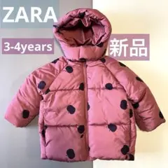 新品未使用ZARAベビー　ウォーターレぺレント　ジャケット　りんご柄　撥水