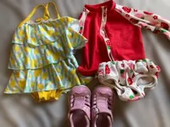 ベビー水着（80サイズ）・ラッシュガード・IFMEサンダル　まとめ売り