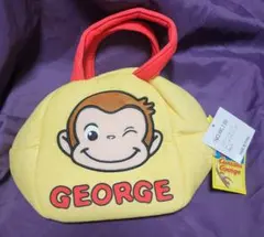 おさるのジョージ　ベビージョージ　アップリケバッグver.3