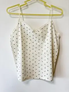 コットンブレンドクロップドキャミソール(ドライ)(フラワー)