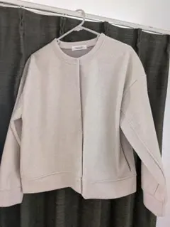 SONNY LABEL ノーカラージャケット ベージュ