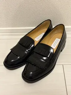 マッキントッシュ フィロソフィー 22.5リボンレザー　タッセルローファー