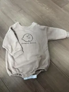 アプレレクール　チャーリーブラウン　ロンパース　70-80