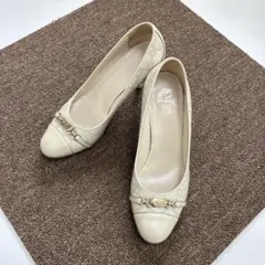 GUCCI グッチ パンプス シマレザー　ＧＧロゴ　ヒール7.5cm 23.5のサムネイル