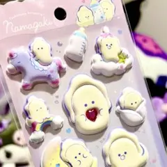 【正規品】 なまがきちゃん つぶらな瞳 ぷくぷくシール　生牡蠣 まとめ買いお得