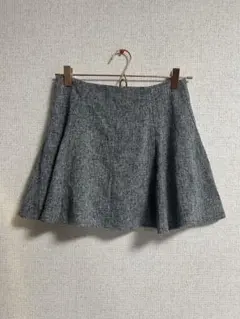 インパン裏地付きツイードフレアミニスカート［dk1061］ サイズL
