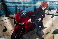 文豪ストレイドッグス 文スト 中原中也 バイクの日 AGF タペストリー