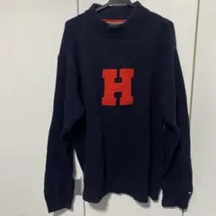 TOMMY HILFIGER ネイビー ニットセーター Lのサムネイル