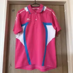 Mizuno ピンク ポロシャツ Mのサムネイル