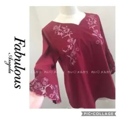 ファビュラスアンジェラ セシルマクビー 刺繍　ブラウスのサムネイル