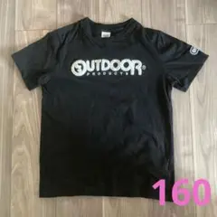 OUTDOOR PRODUCTS キッズ　半袖Tシャツ　コットン　160 黒