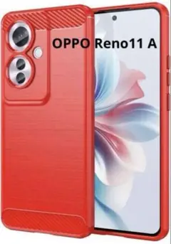 OPPO Reno11 A ケース 赤 オレンジ