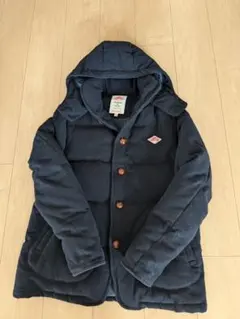 【美品✨人気のLサイズ】DANTON ダントン ウールモッサダウンジャケット 紺