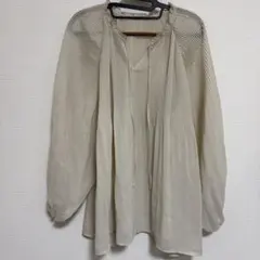 earth music&ecology 前後2wayシフォンブラウス