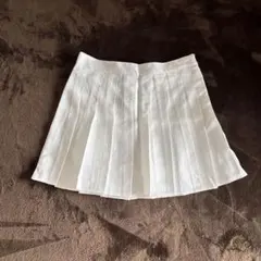 プリーツミニスカート