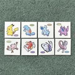 ポケモンデコキャラシール8枚セット