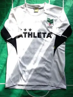 ATHLETA 　アスレタ　ウエア　プラシャツ　ゲームシャツ　白/黒　M　半袖