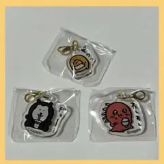 ⚫️ナガノキャラクターズ⚫️食べ食べアクリルチャーム　3点セット