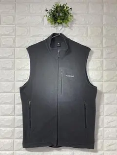 mont-bell CHALEECE フリースベスト グレー Ｌ