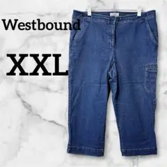 Westbound【18 XXL相当】ストレッチデニム ショートパンツ 18