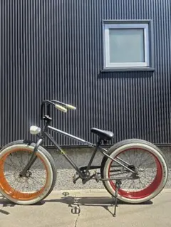 BRONX 26インチ　ファットバイク　中古　 自転車 BRONX 26BRONX-DD マットグレー×レッドリム 7段変速 ブロンクス