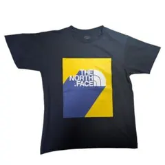 THE NORTH FACE 半袖Tシャツ S ネイビー ボックスロゴ