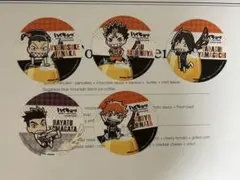 ハイキュー！！　アニメイトカフェ　コースター 5枚セット