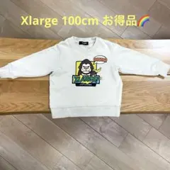 XLARGE KIDS ゴリラ バナナ トレーナー 100cm