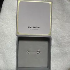ANEMONE ピアス 両耳用 フラワー ビジュー 【ピンクゴールド】のサムネイル