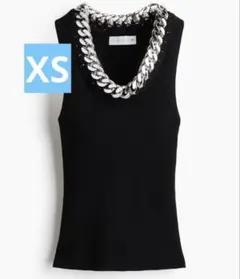 STELLA McCARTNEY  チェーンディテール リブタンクトップ M H&M Stella McCartney Chain Ribbed タンク - メルカリ