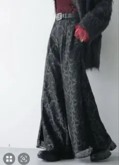 HARE/レースレイヤードフレアパンツ/ブラック/サイズfree/hare/ハレ