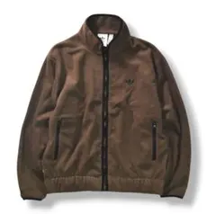 まもなく終了！【週末限定値下げ】adidas ブラウン フリースジャケット