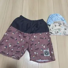 スヌーピー柄 キッズ水着