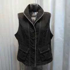 V·I·A·N·T·E　ビアンテ　シワ加工 ベスト　L サイズ 相当