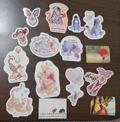 プーさん 1番くじ J賞ステッカー