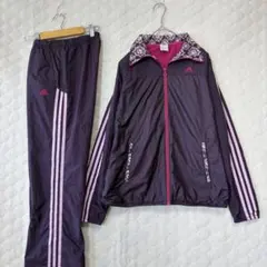 ☆美品　アディダス　クライマプルーフ　裏起毛　ウインドブレーカー　上下セット