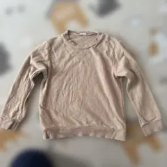 ベージュ 長袖トレーナー 120サイズ