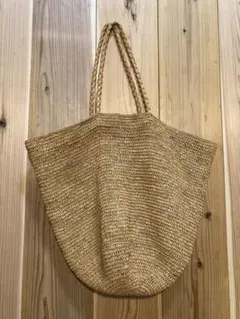 ご希望お値下げ。made in mada かごバッグ ラフィア　ビッグサイズ