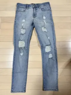 GUESS デニムパンツ ダメージジーンズ