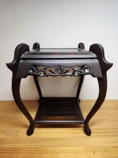 T　香炉花台　一式　床の間飾り　香道具　茶道具　紫檀　縞黒檀 T 香炉花台 一式 床の間飾り 香道具 茶道具 紫檀 縞黒檀 - メルカリ