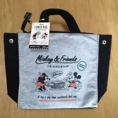 定価1750円　ミッキー＆ミニー　保冷ランチバッグ　カミオジャパン　ディズニー