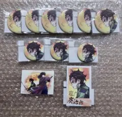 鬼滅の刃 WEBSHOPくじ 竈門炭治郎 冨岡義勇 缶バッジ チェキ風ブロマイド