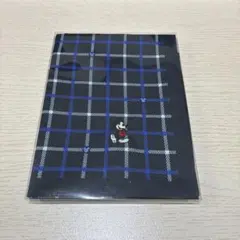 ミッキーマウス チェック柄 ハンカチ